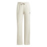 Calça adidas Mulher Essentials Pequeno Logo Feel Cozy Bainha Aberta Bege
