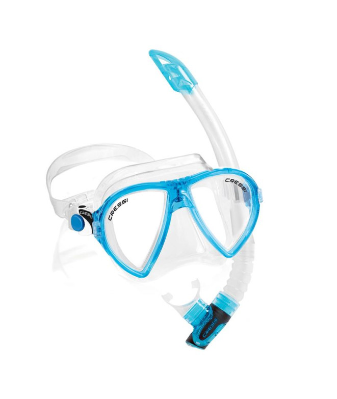 Kit de Mergulho Cressi Ocean Vip Transparente...