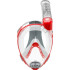 Máscara Facial de Mergulho Cressi Duke Unissex Transparente Vermelho