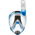 Máscara Facial de Mergulho Cressi Baron Unissex Transparente Azul
