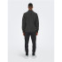Camisa Only & Sons ash Ovr Woolen Look Pkt Black Homem
