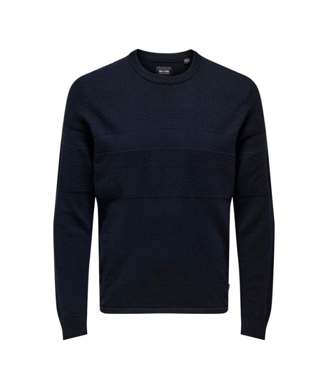 Moletom Only & Sons karlson Reg 12 Struc Block...