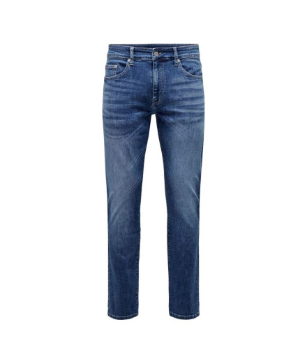Calça Only & Sons loom Slim Mb 6756 Mat Homem Denim Azul...