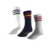 Meias adidas Infantil 3Stripes Cushioned Sportswear Crew 3 Pares Branco