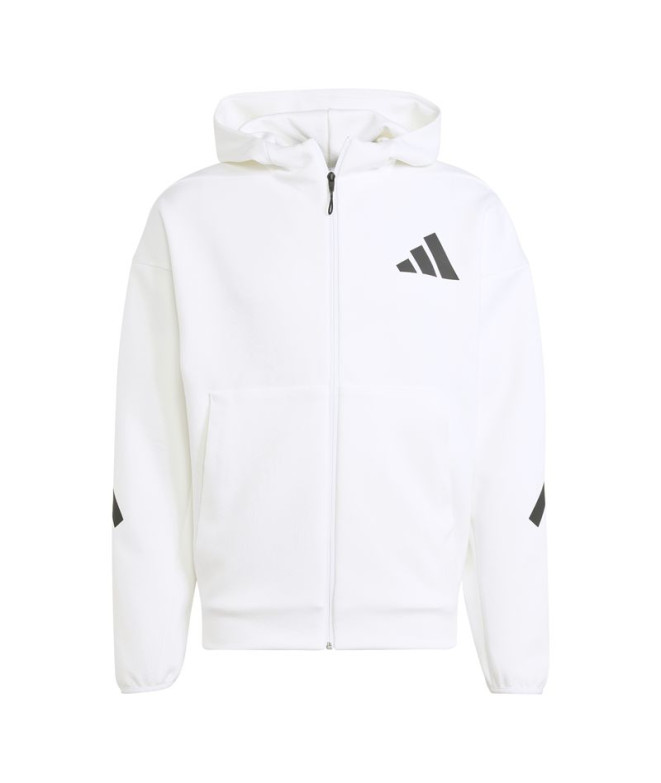 Casaco adidas Homem Z.N.E. Full Zip Branco