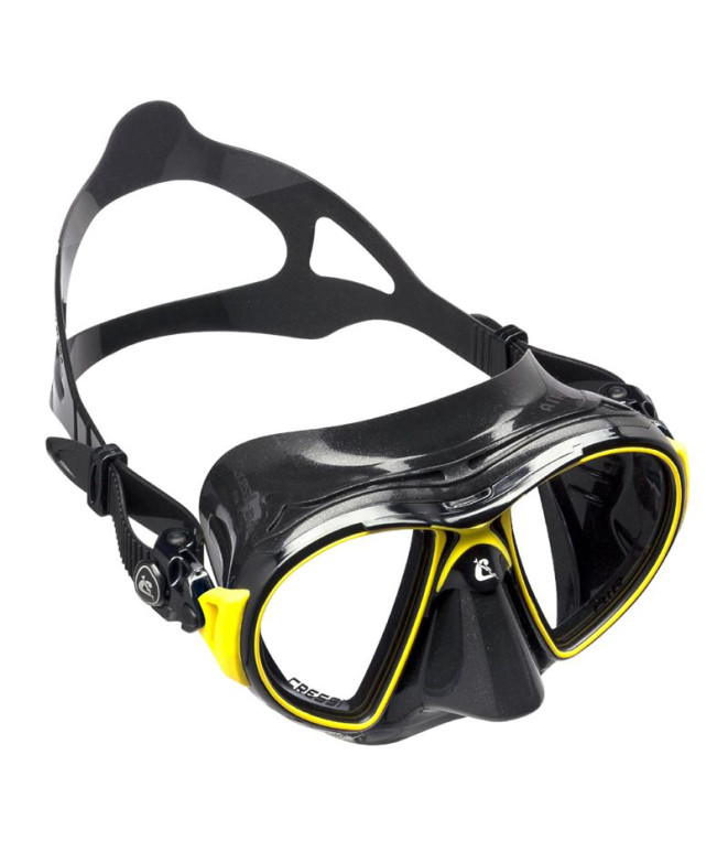 Máscara Cressi Air Dark-Amarelo