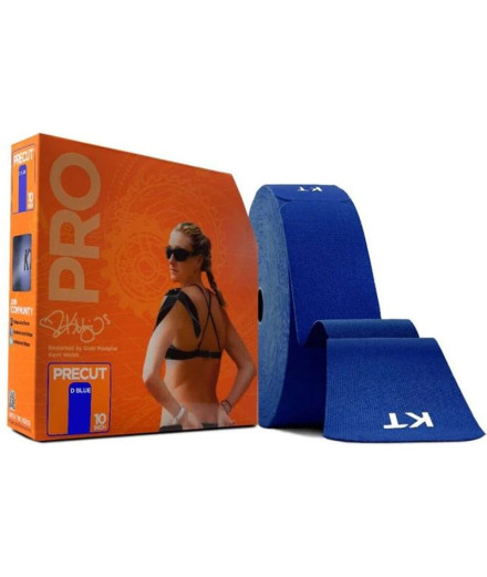 Kt Pro Fita adesiva jumbo pré-cortada azul