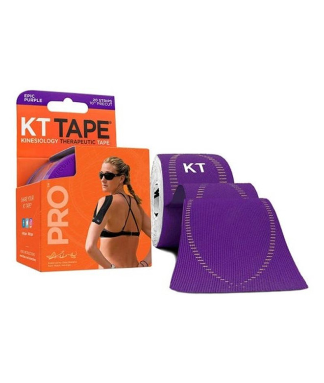 PRO KT Tapes Fita adesiva pré-cortada (20 X...