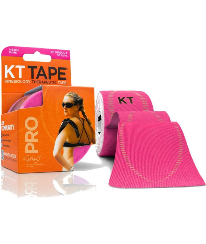 PRO KT Tapes Fita adesiva pré-cortada (20 X...