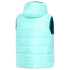 Colete Joluvi Infantil Shure Rever Azul Cobalto / Verde Giz