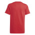 Camiseta adidas Infantil 3 Bandas Tib00 Vermelho vivo