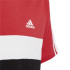 Camiseta adidas Infantil 3 Bandas Tib00 Vermelho vivo