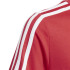 Camiseta adidas Infantil 3 Bandas Tib00 Vermelho vivo