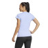 Camiseta adidas Mulher Aeroready Train Essentials Minimal Branding V-Neck Azul
