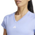 Camiseta adidas Mulher Aeroready Train Essentials Minimal Branding V-Neck Azul
