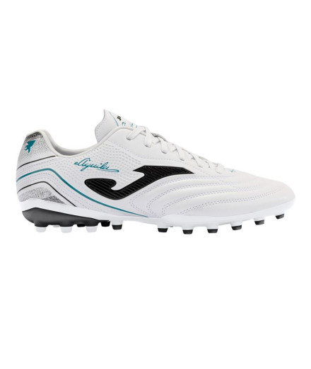Botas de Futebol Joma Aguila 2402 Branco Preto Grama...