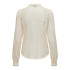 Camisa Mulher Only Onlreba Camisa L/S de renda Wvn Noos Egret