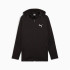 Casaco Casual Homem Casaco com capuz com fecho de correr Puma Evostripe Dk Black