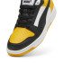 Sapatilhas Casual Infantil de Puma Rebound V6 Lo Branco-Puma Preto-Tangerina
