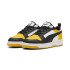 Sapatilhas Casual Infantil de Puma Rebound V6 Lo Branco-Puma Preto-Tangerina