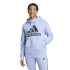 Moletom adidas French Terry Homem Casaco com capuz com logótipo grande Essentials Azul