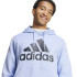 Moletom adidas French Terry Homem Casaco com capuz com logótipo grande Essentials Azul