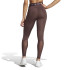 Malhas Fitness adidas Mulher da Techfit Stash 1/1 Castanho