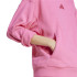 Moletom adidas French Terry Mulher Camisola com capuz All Szn Loose Rosa