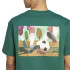 Camiseta adidas Homem Galeria Gráfico Verde Escuro