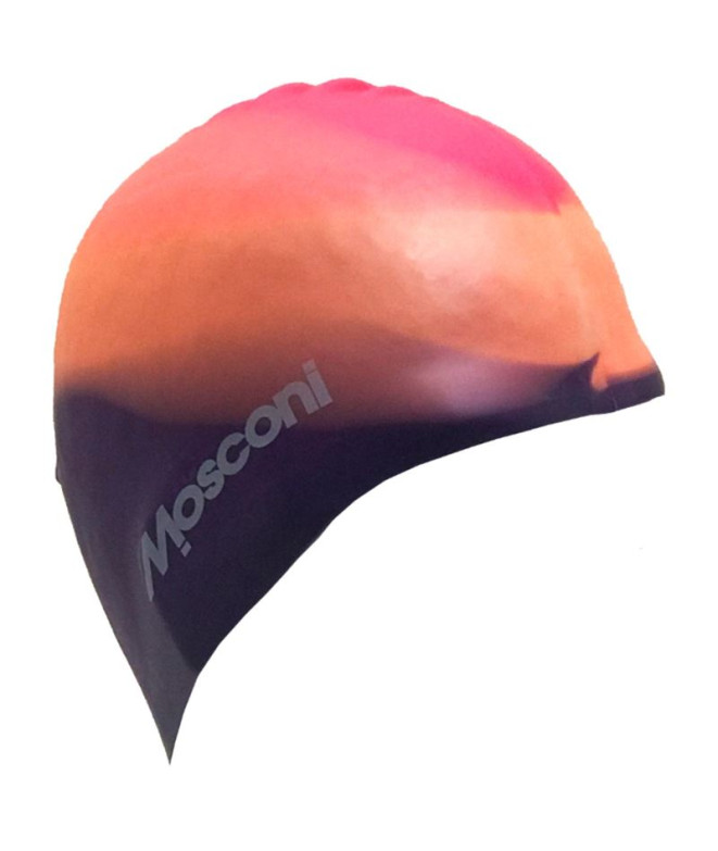 Boné Natação Mosconi de Rainbow Neon Pink -...