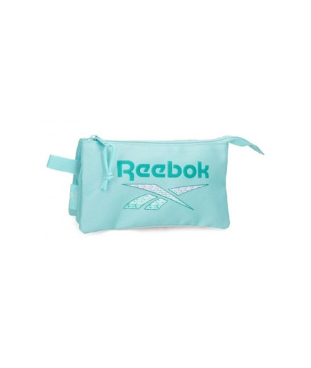 Estojo Reebok Três compartimentos Ann Turquoise
