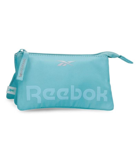 Necessaire Reebok Linden Três compartimentos azul claro
