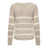 Moletom Only Onlgeena Xo Pullover Knt Noos Mulher Simply Taupe