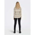 Moletom Only Onlgeena Xo Pullover Knt Noos Mulher Simply Taupe