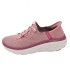 Sapatilhas Skechers D'lux Walker 2.0 Malva Escura Malha/Tri Mulher