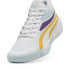 Sapatilhas Basquetebol Court de Puma Pro Branco-Amarelo Sizzle-Equipa Violeta