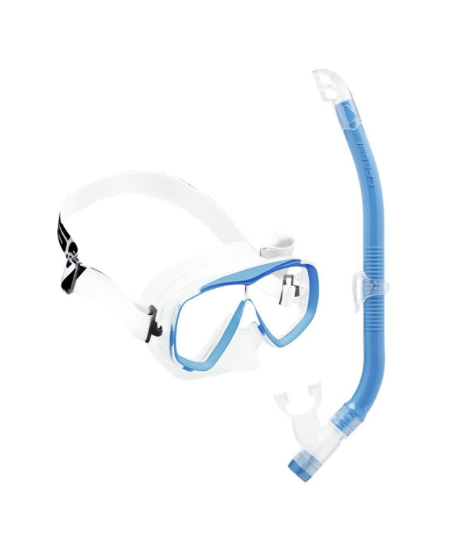 Kit Cressi Estrela Vip Infantil Transparente/Azul