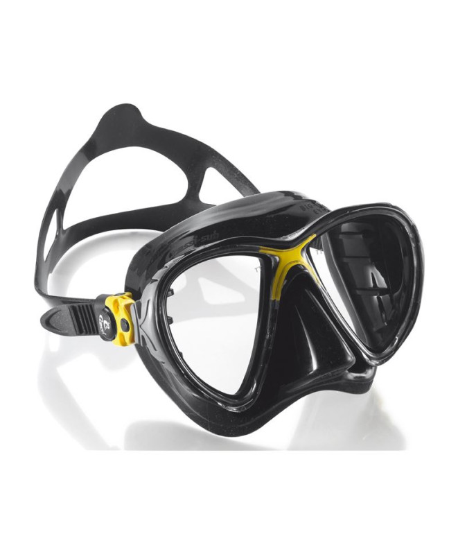 Máscara Cressi Evo Big Eyes Cinza/Amarelo