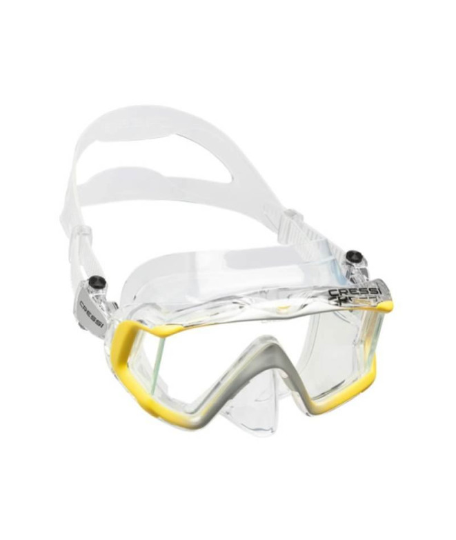 Máscara Cressi Liberty Transparente/Amarelo