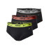 Cuecas Nike Homem Cueca 3pk Preto/Cinza