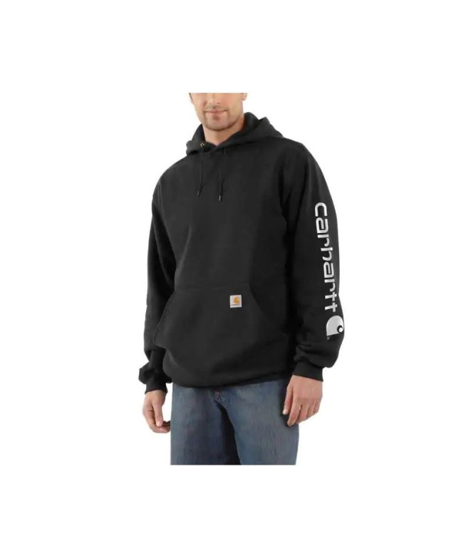 Moletom Homem Carhartt com capuz e logótipo na...