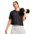 Camiseta Fitness por Puma Train Favorite Aop Crop Mulher