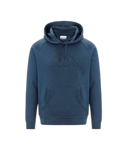 Moletom Kappa Homem Zaiver Blue Cobalt/Blue Dk Denim