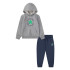 Fato de treino Converse Infantil Ctp Flc Dissecado Cinzento/Azul