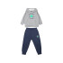 Fato de treino Converse Infantil Ctp Flc Dissecado Cinzento/Neve