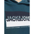 Moletom Homem Jack&Jones Jjnolan Sweat Hood Jnr Deep Teal