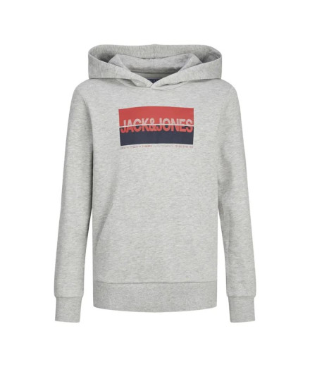 Moletom Homem Jack&Jones Jjnolan Sweat Hood Jnr Cinzento...