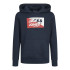 Moletom Homem Jack&Jones Jjnolan Sweat Hood Jnr Navy Blazer
