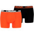 Cuecas Head Homem Laranja básico vibrante/preto Pack