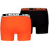 Cuecas Head Homem Laranja básico vibrante/preto Pack